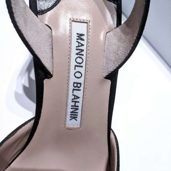 SOLD💔Manolo Blahnik Hangisli Slingback Pump 38.5 - Picture 4 of 11